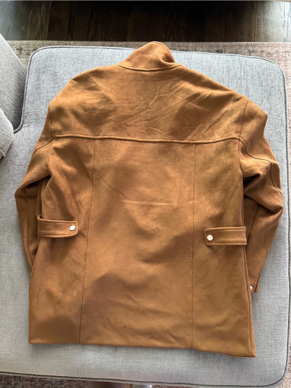 NEVER WORN Rebecca Minkoff Oversize Faux Suede Shirt Jacket - Picture 5 of 7